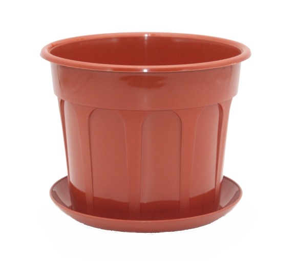 Горшок Каро 150мм с поддоном афродита 150мм