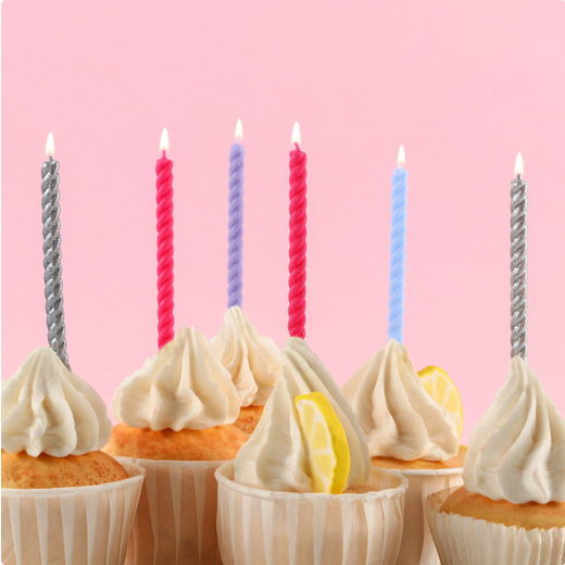 Свечи для торта Праздничные Набор 8штук Арт-40485/50533