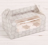 Коробка для Кексов Зима L24см W16см H10см Арт-2506704