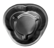 Клумба пластиковая Южная Чёрная 93*93*30см