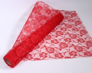 Сетка Гипюр Красная 50см*5м