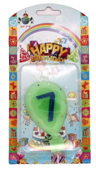 Свеча Цифра 7 Шарик 166756