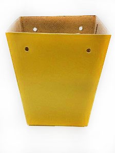 Коробка для Горшечн и Срезочн цветов Горчичная L18см W18см H20см