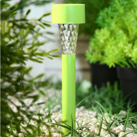 Лампа на солнечной батарее Трапеция Зелёная 2997284 4,5*30*4,5см