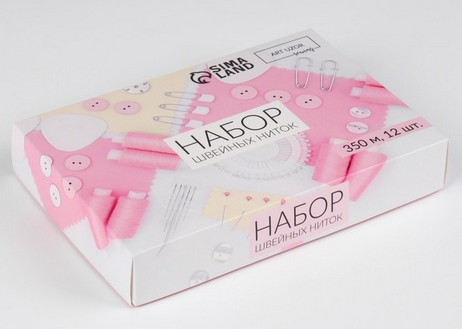 Набор ниток 12шт*350м Арт-1159426 Набор ниток 12шт*350м Арт-1159426