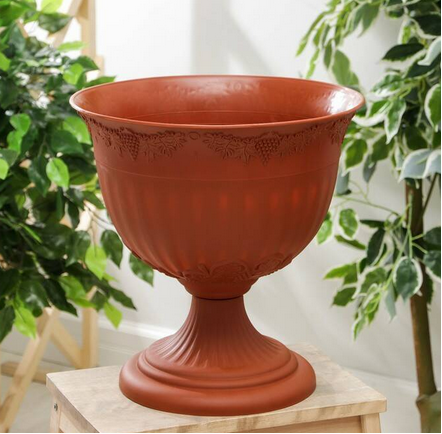 Горшок вазон на ножке Ангара 8лит Терракот