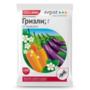 ГРИЗЛИ 100гр пакет от медведки (1уп/70шт) ГРИЗЛИ 100гр пакет от медведки (1уп/70шт)