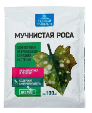 Мучнистая роса 30гр Садовый спасатель (1уп/40шт) Мучнистая роса 30гр Садовый спасатель (1уп/40шт)