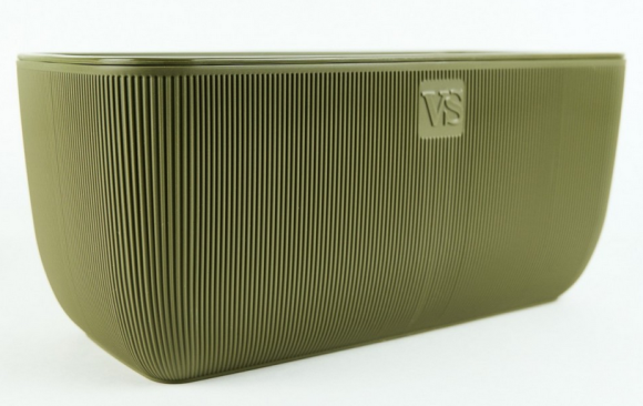 Балконный ящик Фабио 9,5лит Оливка (с дренажной системой)