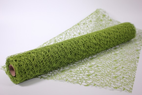 Сизаль ажурный Тёмно Зеленый 53см*4,5м