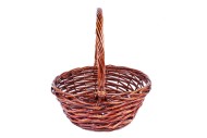 Корзина плетеная (ИВА) №-2 Коричневая D-30см