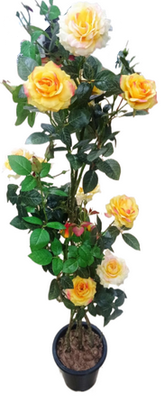 Дерево искусственное Роза 132см Арт-HR-34870