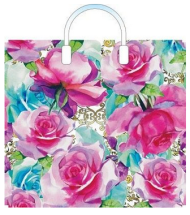 Сумочка пакет п/э пластик ручка 380*340мм Матисс Арт-54501