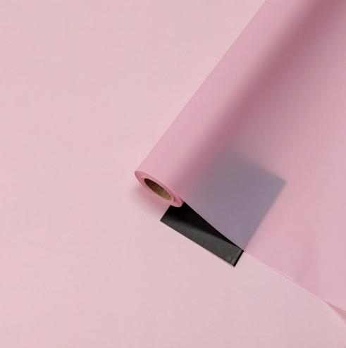 Пленка матовая Лайт Бледно-Розовая 58см/400гр Пленка матовая Лайт Бледно-Розовая 58см/400гр