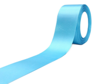 Лента Атласная 50мм*25ярд Голубая Лента Атласная 50мм*25ярд Голубая