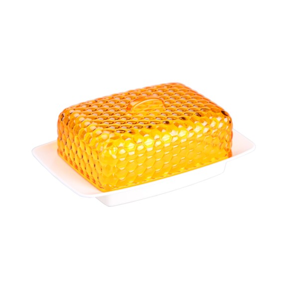 Маслёнка Мозаика Бело-Оранжевая М-5570 (БАШ)