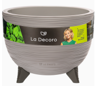 Горшок на ножках La Decoro 9,8лит Латте