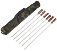 Набор шампуров Пикник 6шт+чехол Арт-9700118