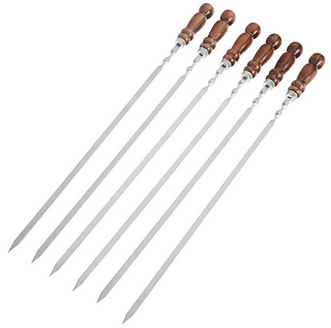 Набор шампуров Пикник 6шт+чехол Арт-9700118