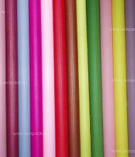 Бумага крафт двусторонняя гофрированная Тонировка 70см*5м Желтая