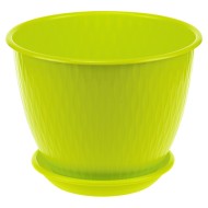 Горшок Корсика 2,4лит Фисташка D-19см с поддоном