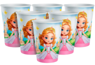 Стакан бумажный Сказочная принцесса 250мл*6шт Арт-30000855
