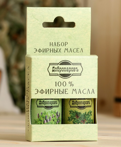 Набор эфирных масел Добропаровъ 2шт*17мл Пихта+Сосна Арт-3803516