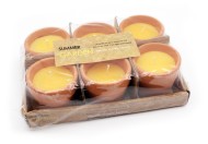 Свечи Антимоскитные в Керамич кашпо 5*5*5см (1уп/6шт) СС-5050270ЦЕНА за Штуку