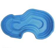 Пруд садовый 640лит Синий 245*128*60см