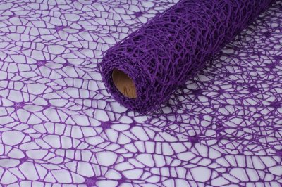 Сизаль ажурный Фиолетовый 53см*4,5м