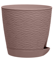 Горшок Блюз 1,5лит Пыльная роза Арт-9974 с прикорневым поливом