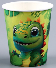 Стакан бумажный Динозавр 250мл*10шт Арт-9826249