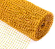 Заборная решётка Сетка Н-1м*20м Greengo Жёлтый (ячея 1,5*1,5см) Арт-5114608