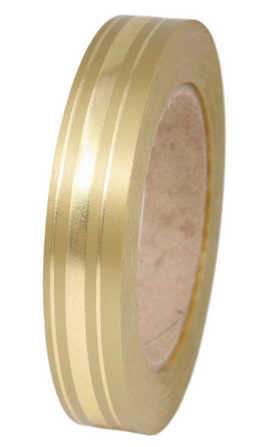 Лента Золот полоса Классика 2см*50ярд Бронза РОССИЯ