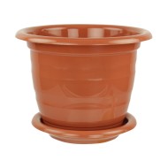 Горшок Виола 3,5лит Коричневый с поддоном М-1533 (БАШ)