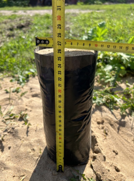 Набор горшков Рассадных П/Э 1,5лит 100*250мм (Набор 20шт) 100мкм