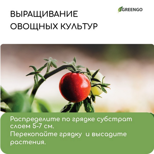 Кокосовый Субстрат 7лит Greengo при разбухании (1уп/48шт) Арт-5151596/9748809