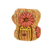 Кашпо Кактус с Цветком ЗОЛОТОЕ (D-16см) Кашпо Кактус с Цветком ЗОЛОТОЕ (D-16см)