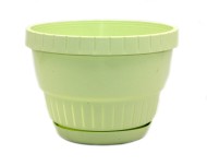 Горшок Крокус классик 120мм Салатов с поддоном высота 10см