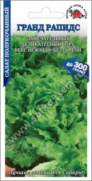 Салат Гранд Рапидс ЦВ/П (СОТКА) 0,5гр среднеранний полукочанный