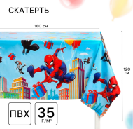 Скатерть одноразовая Человек-паук 120*180см Арт-9635070
