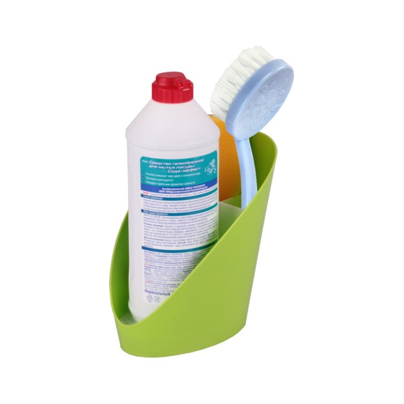 Подставка пластиковая для Моющих средств Изыск Зелёная Арт-М-5955 Н-14см Подставка пластиковая для Моющих средств Изыск Зелёная Арт-М-5955 Н-14см