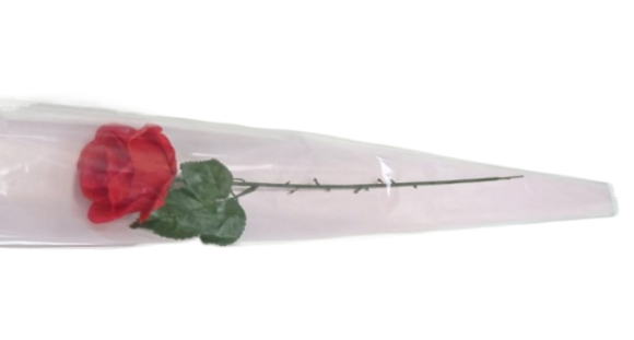 Конус рис/рис 15/80 Розово Жемчужный на 1 Розу (1уп/50шт) Цена за лист