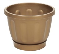 Горшок Терракот подвесной 150мм Золотой высота 13см