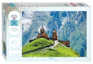 Мозаика Puzzle 1000 Грузия. Казбек. Троицкая церковь в Гергети 79137
