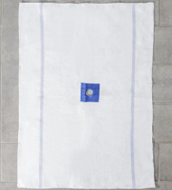 Тряпка для пола 50*70см с вырезом под швабру МИКС Доляна