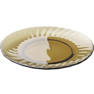 Тарелка стекляная обеденная Элика Арт-2991458 D-20.5см