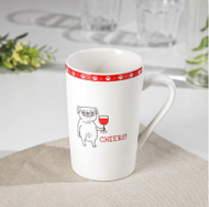 Кружка керамическая Четверг, это маленькая пятница Доляна Арт-6342451 380мл