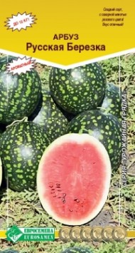 Арбуз Русская Берёзка ЦВ/П (ЕС) 10шт среднепоздний