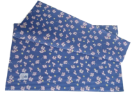 Бумага гофре листами Цветочек синяя 50*70см 896196 1/20шт